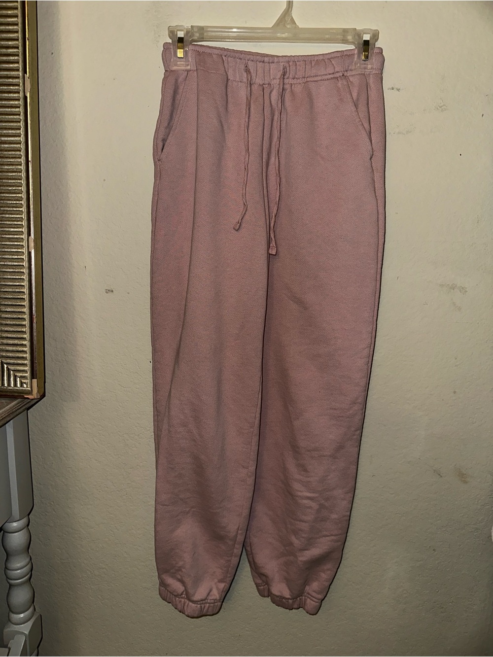 GU Baby pink sweatpants size small